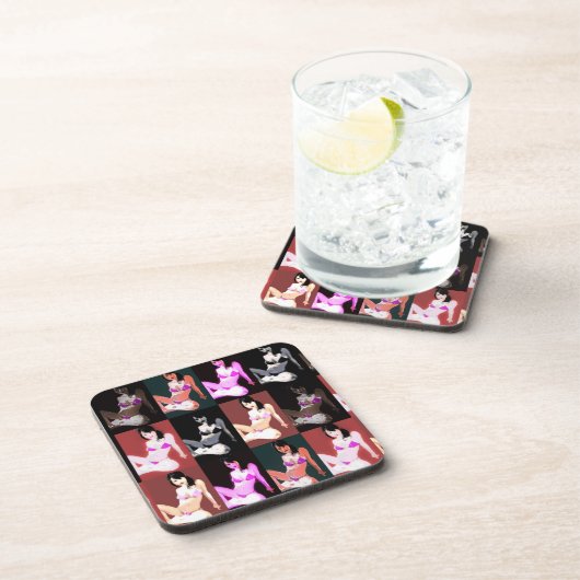 LivingDoll 7コラージュ コースター (右側)