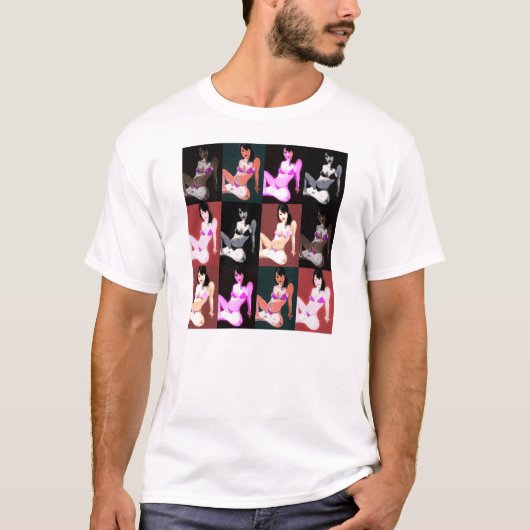 LivingDoll 7コラージュ Tシャツ (正面)