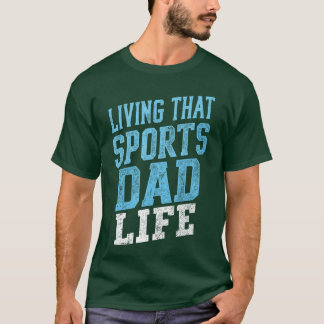 Livinghat スポーツ パパ ライフ ダストレスデザイン フレンド tシャツ