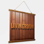 LIVINGROOM Wall Tapestry 吊り下げ型タペストリー (傾斜あり)