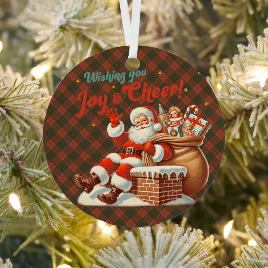 Livingston Ancient Scottish Tartan Christmas メタルオーナメント (インサイチュ)