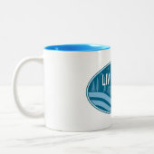 Livingston Montana Outdoors ツートーンマグカップ (左)