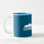 Livingston Montana Please ツートーンマグカップ (左)