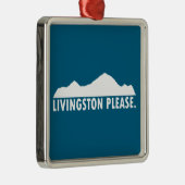 Livingston Montana Please メタルオーナメント (右)