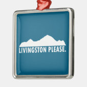 Livingston Montana Please メタルオーナメント (左)