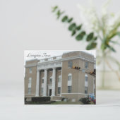 Livingston, Texas ~ Polk County Court House ポストカード (スタンド正面)