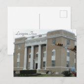 Livingston, Texas ~ Polk County Court House ポストカード (正面/裏面)