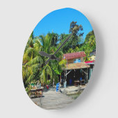 Livingston's Caribbean Charm ラージ壁時計 (傾斜)