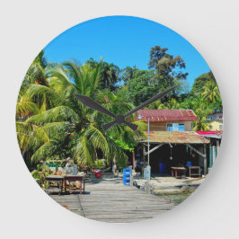 Livingston's Caribbean Charm ラージ壁時計