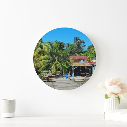 Livingston's Caribbean Charm ラージ壁時計 (ホーム)