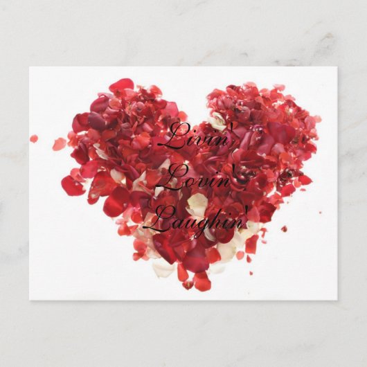 Livin'Lovin'笑い ポストカード (正面)