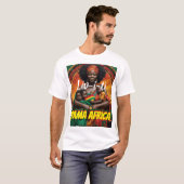 LIVITY. MAMA AFRICA メンズ ベーシック Tシャツ (正面フル)