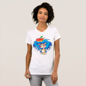 LIVIYA – かわいいハリネズミアニメーション Tシャツ (正面フル)