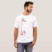 LIVIYA – かわいい漫画ダチョウ Tシャツ (正面フル)