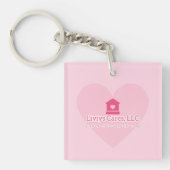 Liviys Cares ロゴ キーホルダー (正面)
