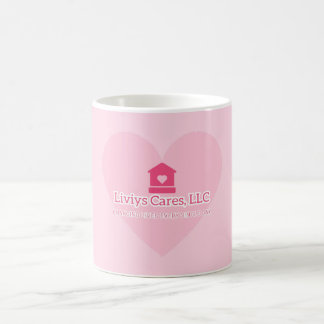 Liviys Cares ロゴ コーヒーマグカップ