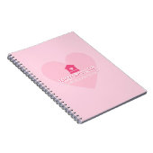 Liviys Cares ロゴ ノートブック (右側)