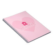 Liviys Cares ロゴ ノートブック (右側)