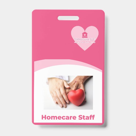 Liviys Cares ロゴ バッジ (正面)