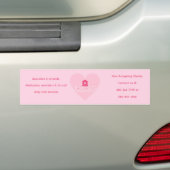 Liviys Cares ロゴ バンパーステッカー (車上)