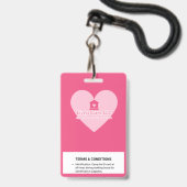 Liviys Cares Logo バッジ (Back with Lanyard)