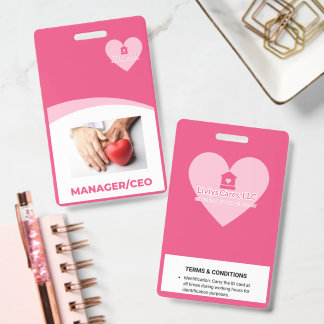 Liviys Cares Logo バッジ