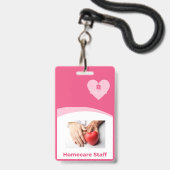 Liviys Cares Logo バッジ (Front with Lanyard)