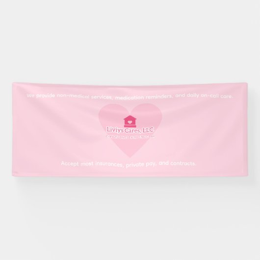 Liviys Cares Logo 横断幕 (横)