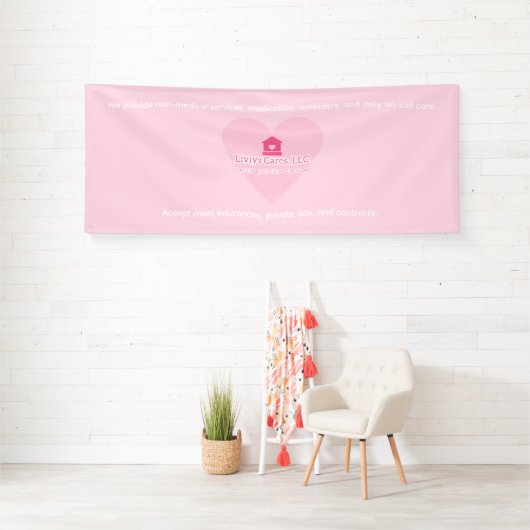 Liviys Cares Logo 横断幕 (インサイチュ)