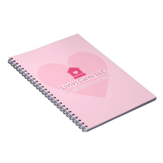 Liviys Cares Logo Notebook ノートブック (右側)