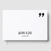 Livre d'or Apostrophe ゲストブック (正面)