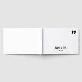 Livre d'or Apostrophe ゲストブック (全面)