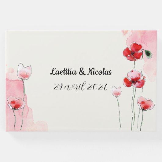 Livre d'or "Coquelicots" ゲストブック (正面)