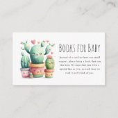 Livres pour bébé | Cactus m品亮 cute pour une fête d エンクロージャーカード (正面)