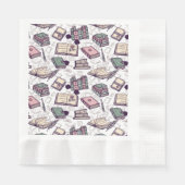 Livros para ler 縁ありランチョンナプキン (正面)