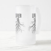 LIVVERFROST フロストグラスビールジョッキ (正面右)