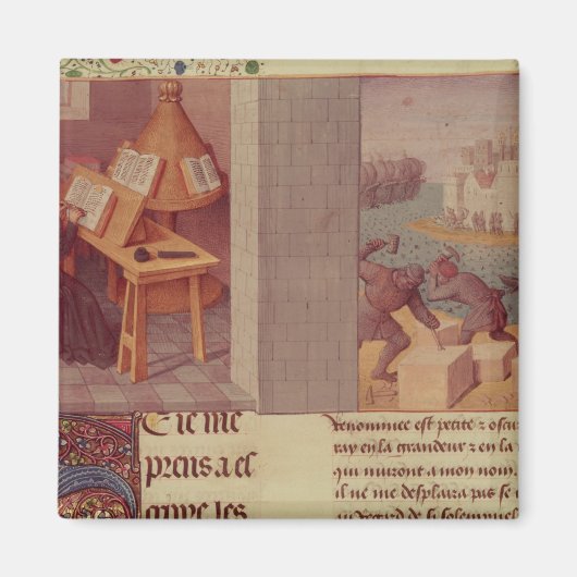 Livy書とローマ財団 マグネット (正面)