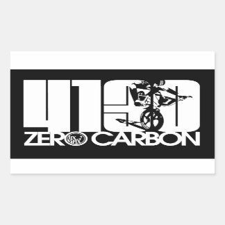 LixBMX '4130 - Zero Carbon'スタンプ 長方形シール