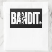 LixBMX 'Bandit'スタンプ 長方形シール (バッグ)