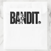 LixBMX 'Bandit'ヴィンテージBMXステッカー 長方形シール (バッグ)