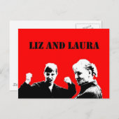 LizとLauraのはがき ポストカード (正面/裏面)