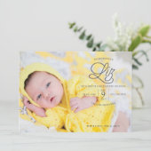 Liz天国誕生発表 案内状 (スタンド正面)