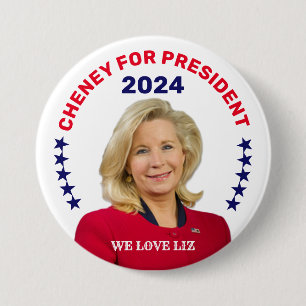 Liz Cheney社長 缶バッジ