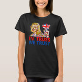 Liz Truss  Richi Sunak British Wealthy Tory member Tシャツ (正面)