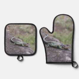Lizard 鍋つかみ&鍋敷きセット