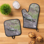 Lizard 鍋つかみ&鍋敷きセット (トップダウン)