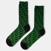 Lizard Art Socks Cool Reptile Socks Customize ソックス (左)