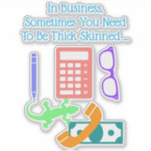 Lizard at Work シール (正面)