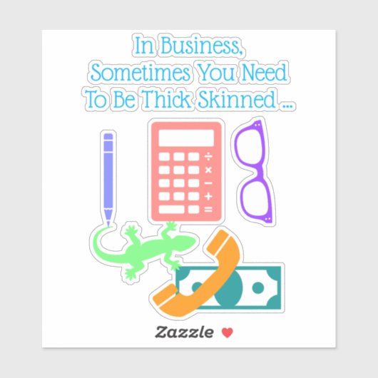 Lizard at Work シール (シート)