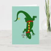 Lizard Christmas Card シーズンカード (正面)